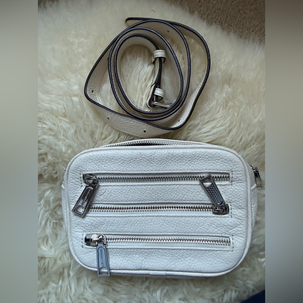 Rebecca Minkoff White Leather Crossbody Bag